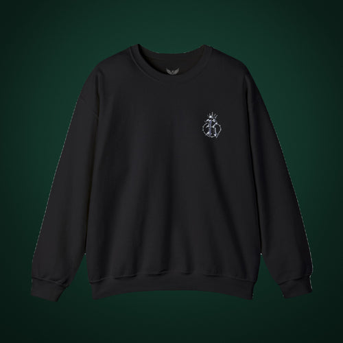 ROODUSC Anchor Crest Crewneck Sweatshirt — Nautical Vintage Anchor Logo