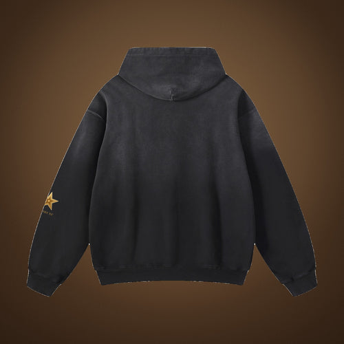 ROODUSC Black Star Conjunto Hoodie