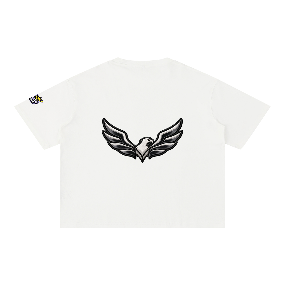 Mineral wash boxy cotton T-shirt