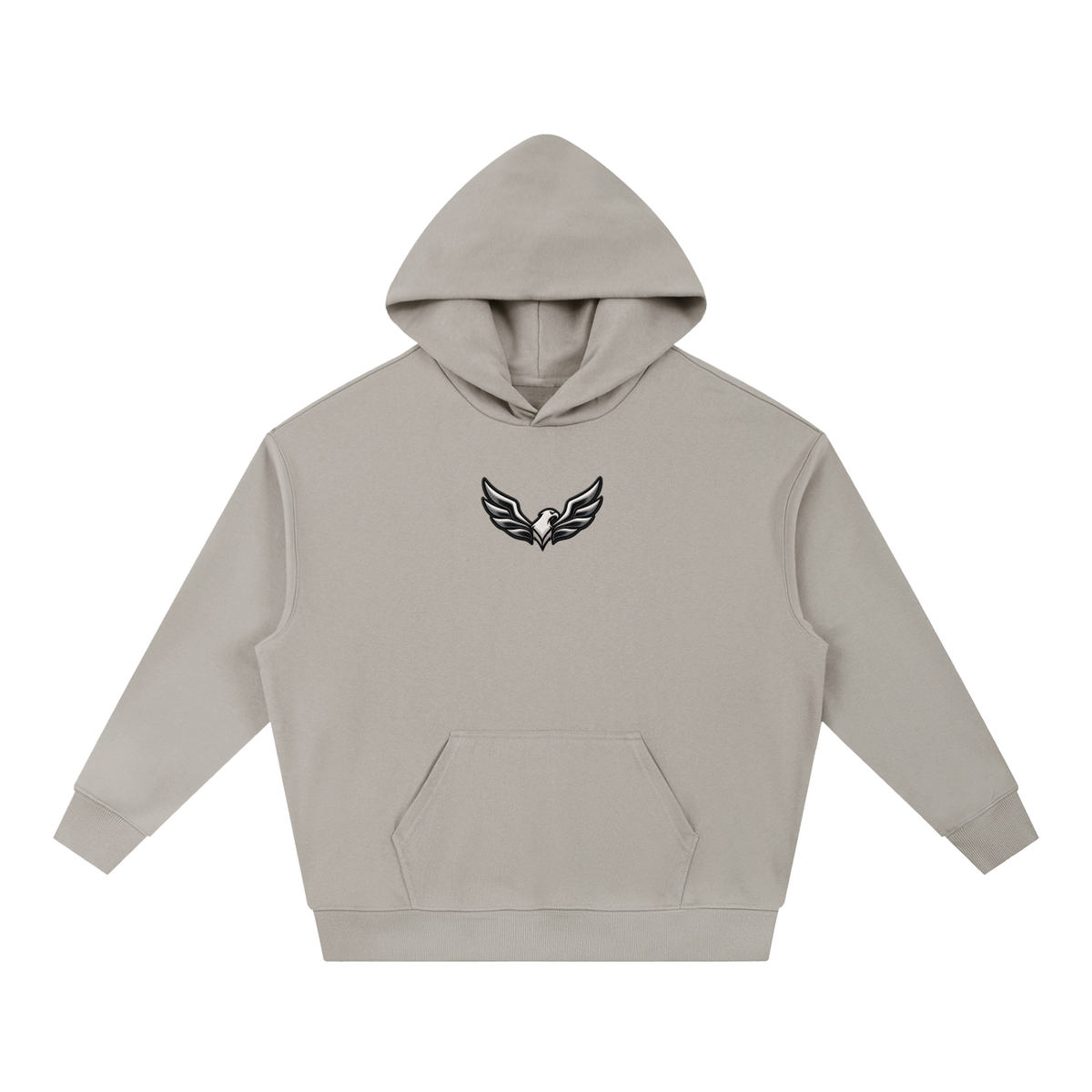Sudadera con capucha ROODUSC, corte cuadrado, gramaje pesado y hombros caídos