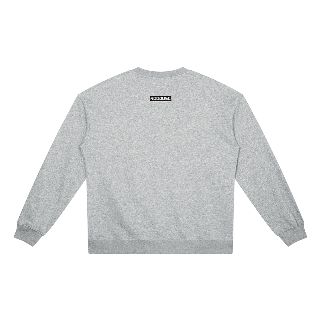 ROODUSC-Sudadera unisex de cuello redondo de gramaje alto