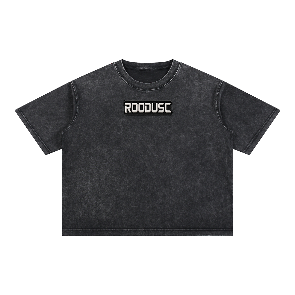 Mineral wash boxy cotton T-shirt