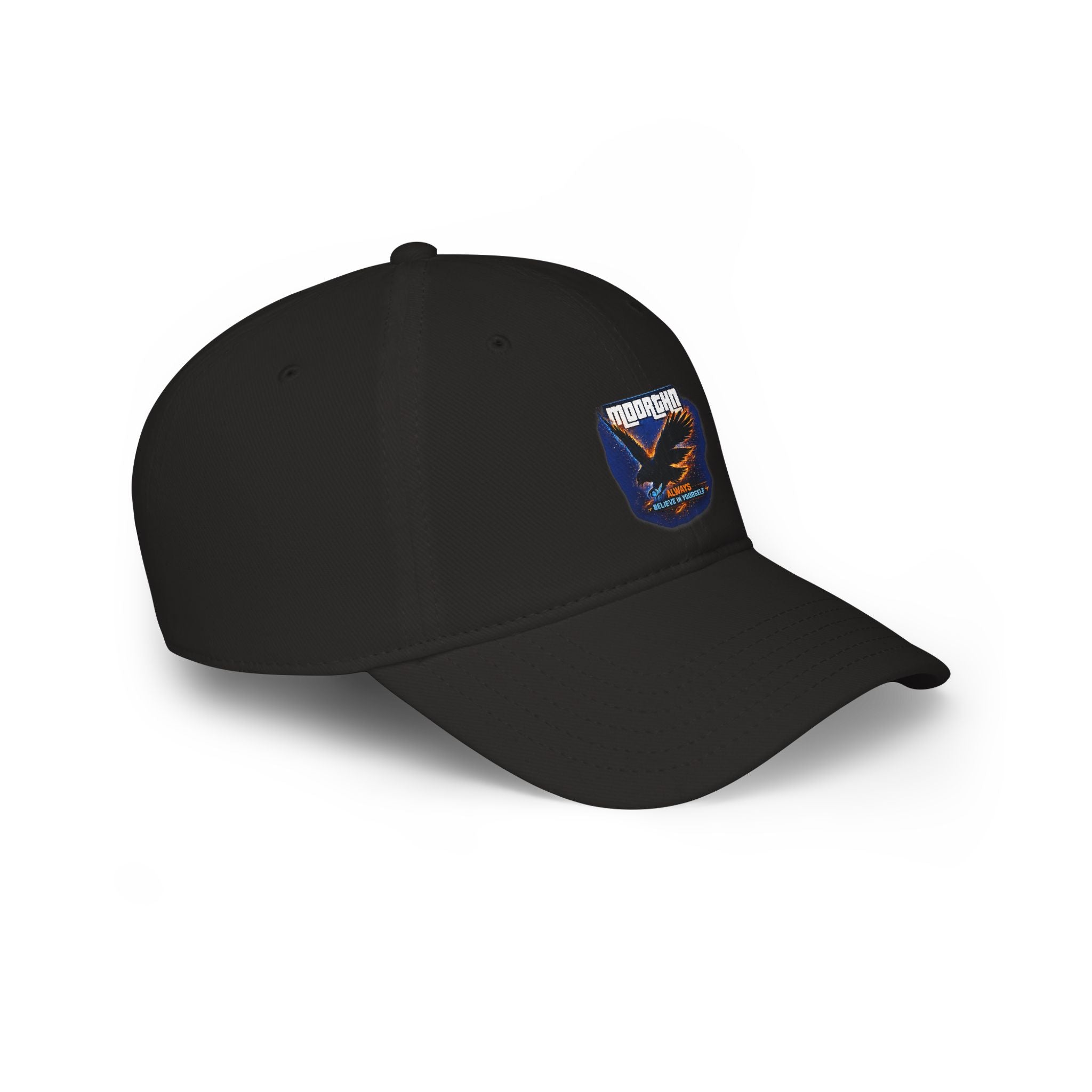 Eagle Patch Baseball Cap – Vintage "Moorcha" Logo Low Profile Hat