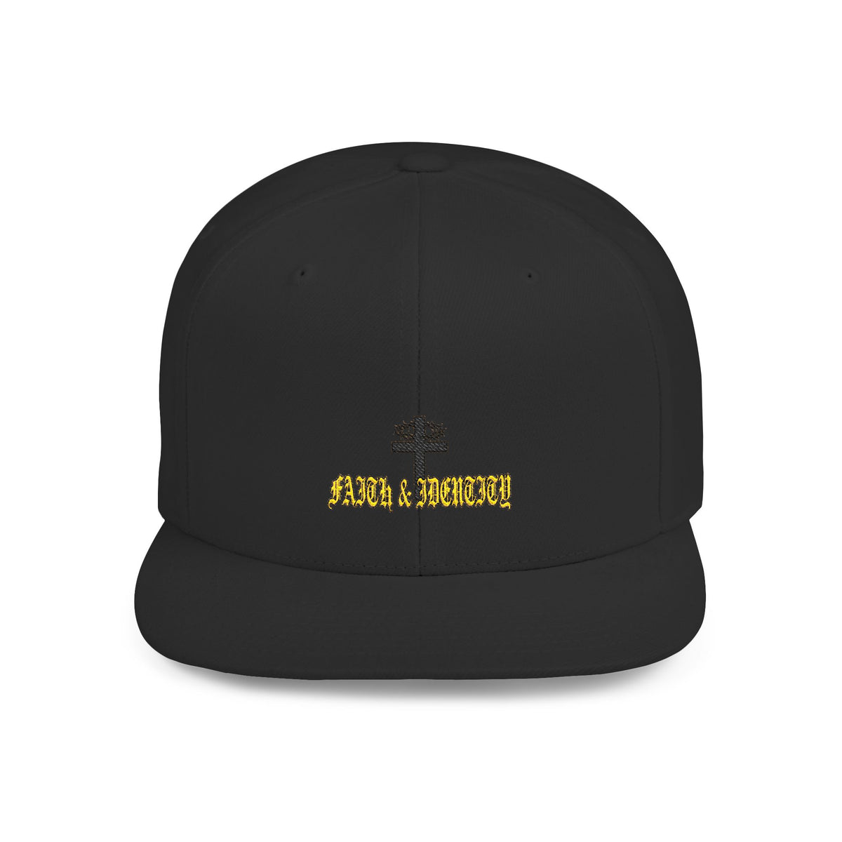Faith & Identity Snapback — Noir