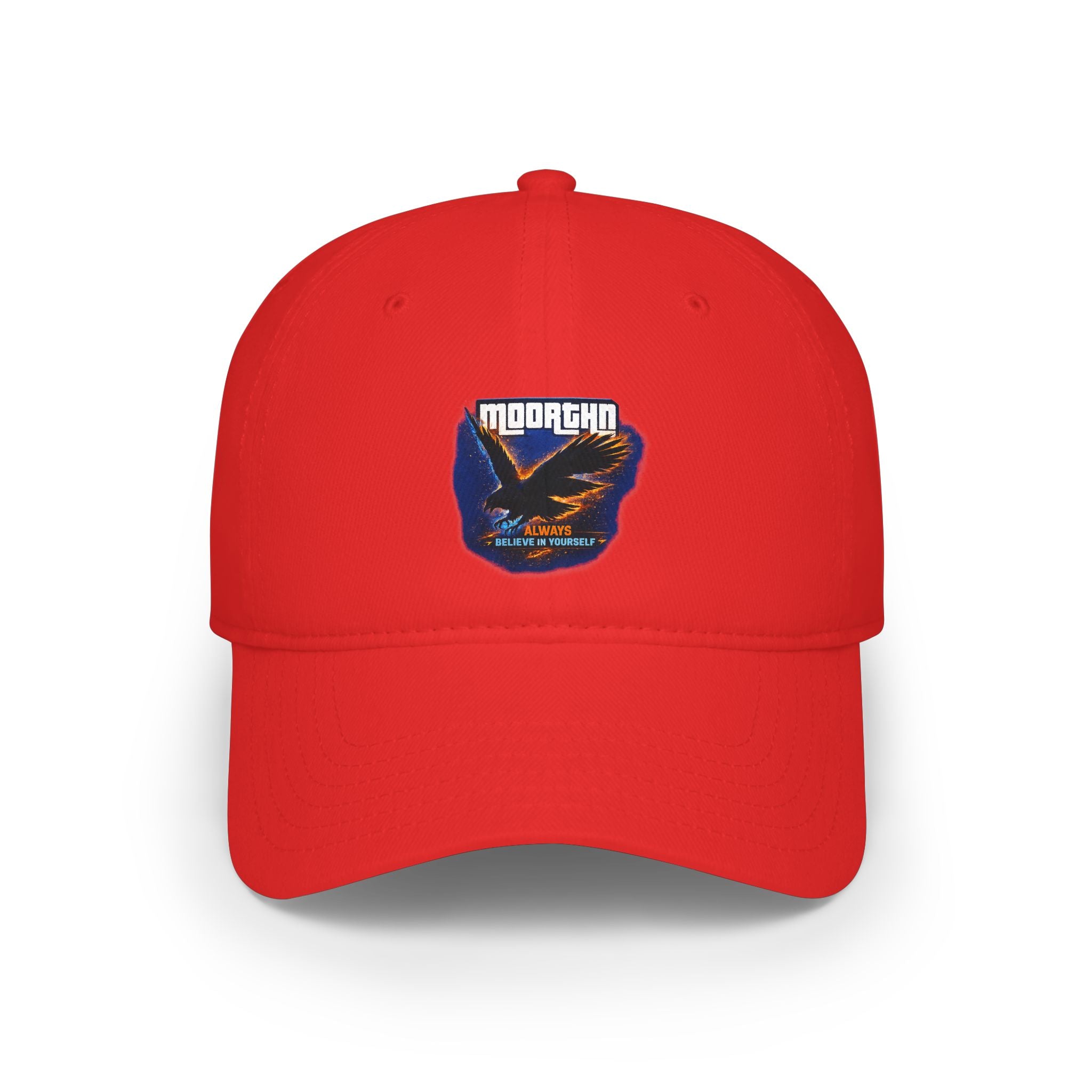 Eagle Patch Baseball Cap – Vintage "Moorcha" Logo Low Profile Hat