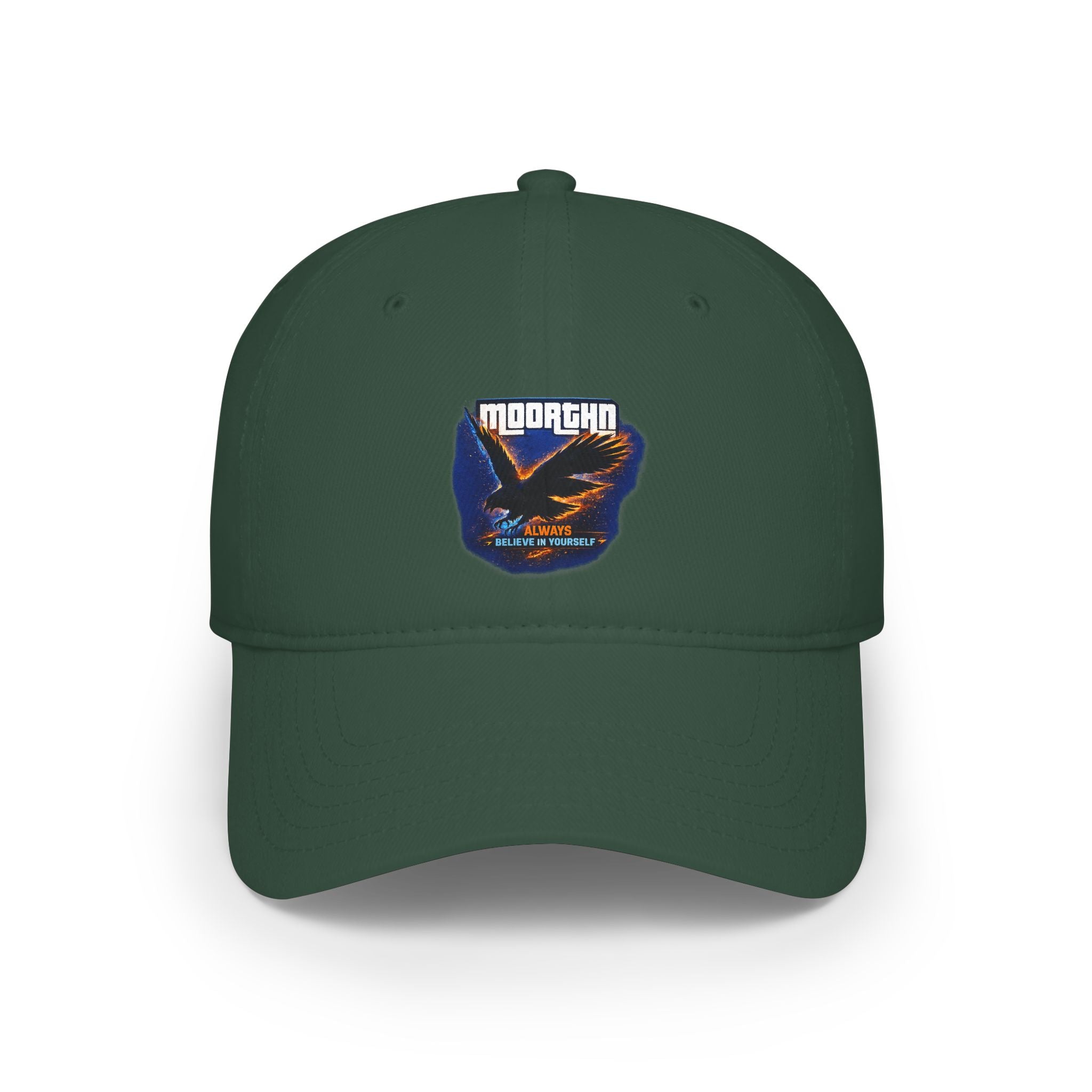 Eagle Patch Baseball Cap – Vintage "Moorcha" Logo Low Profile Hat
