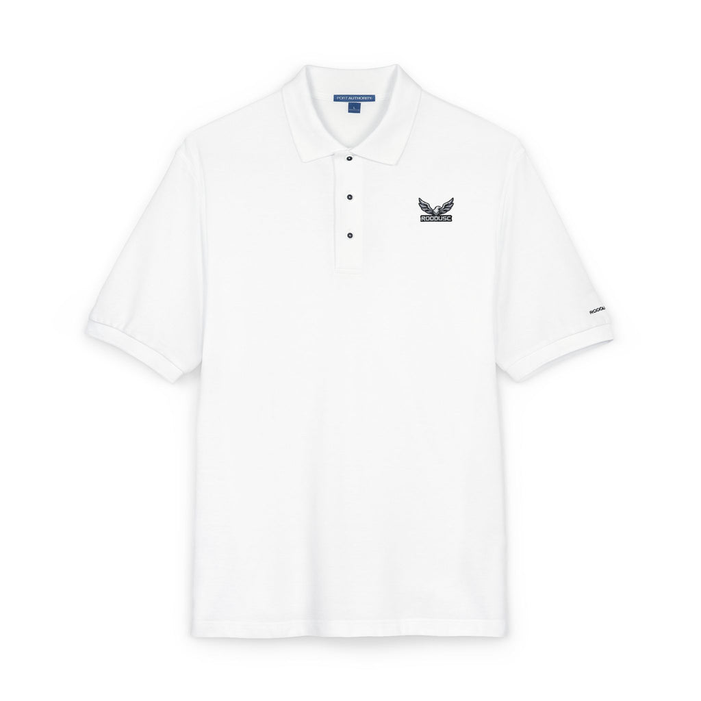 ROODUSC-Camisa tipo polo con astas de ciervo bordadas