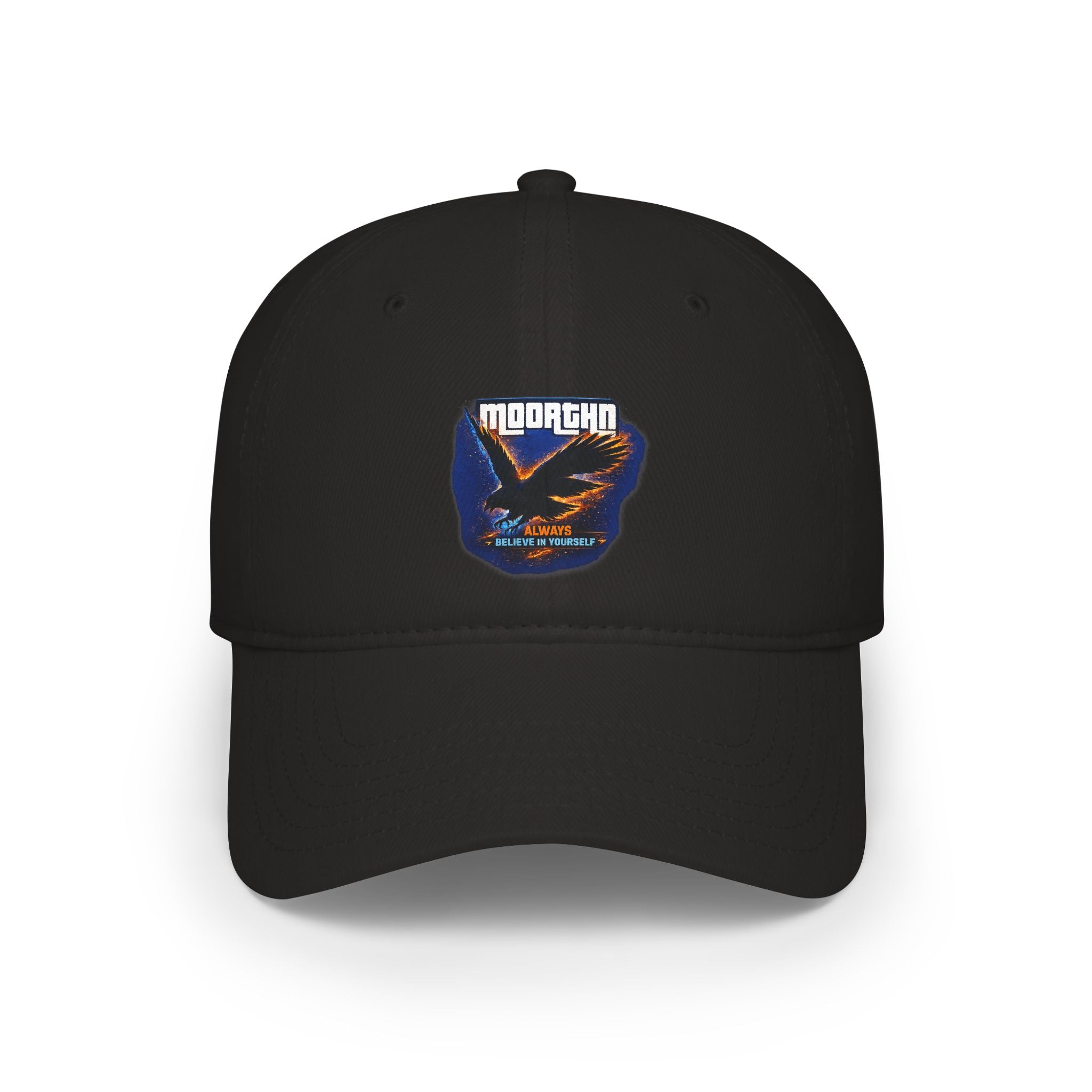 Eagle Patch Baseball Cap – Vintage "Moorcha" Logo Low Profile Hat