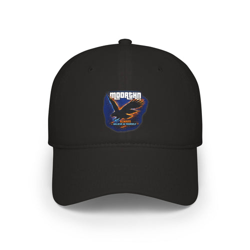 Eagle Patch Baseball Cap – Vintage "Moorcha" Logo Low Profile Hat