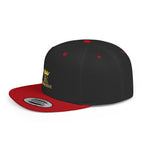 Crowned-R Snapback — Negro/Rojo