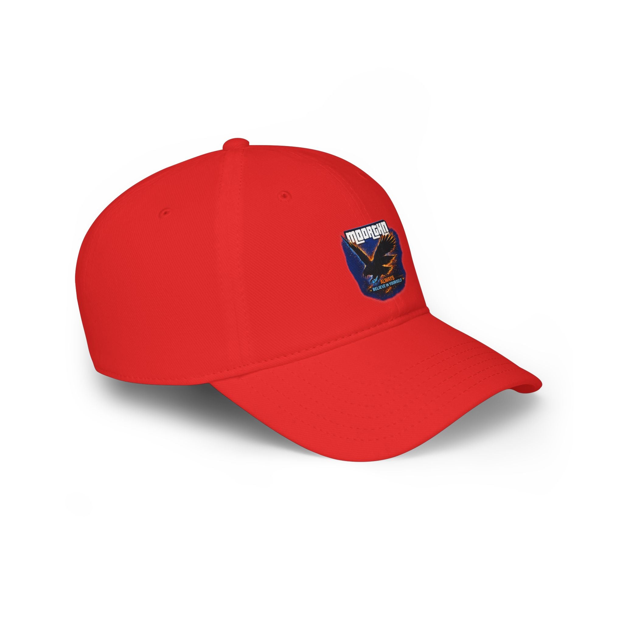 Eagle Patch Baseball Cap – Vintage "Moorcha" Logo Low Profile Hat