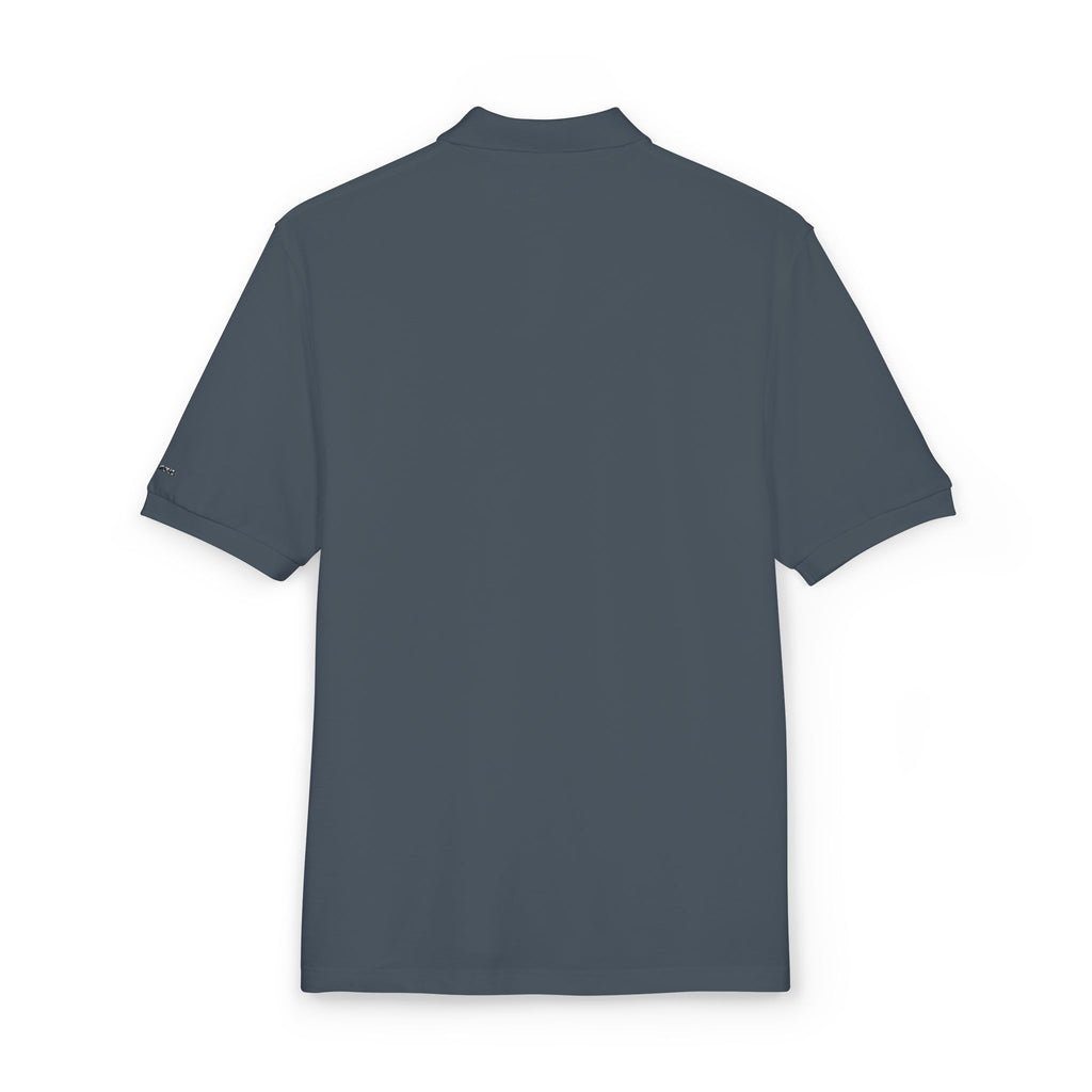 ROODUSC-Camisa tipo polo con astas de ciervo bordadas