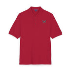 ROODUSC-Camisa tipo polo con astas de ciervo bordadas