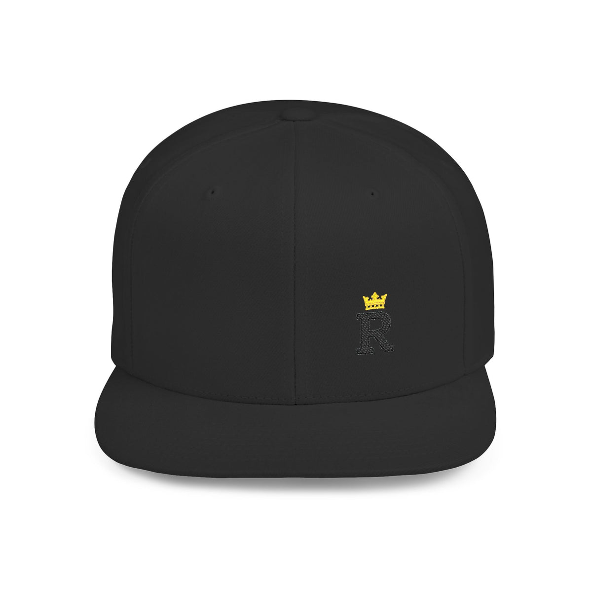 Side-R Monogram Snapback — Noir
