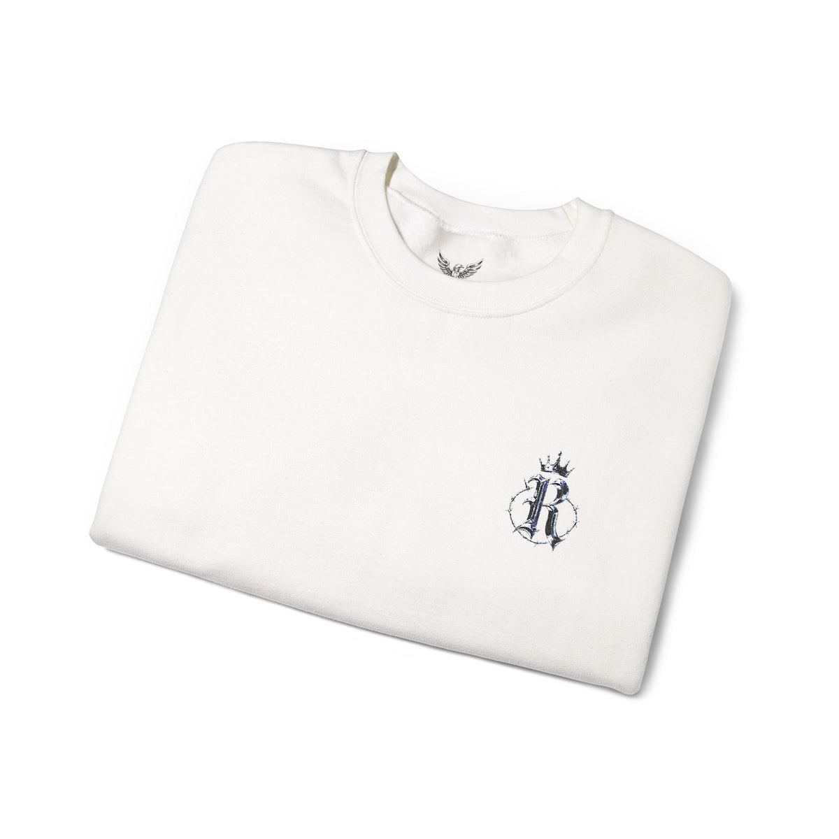 Anchor Crest Crewneck Sweatshirt — Nautical Vintage Anchor Logo