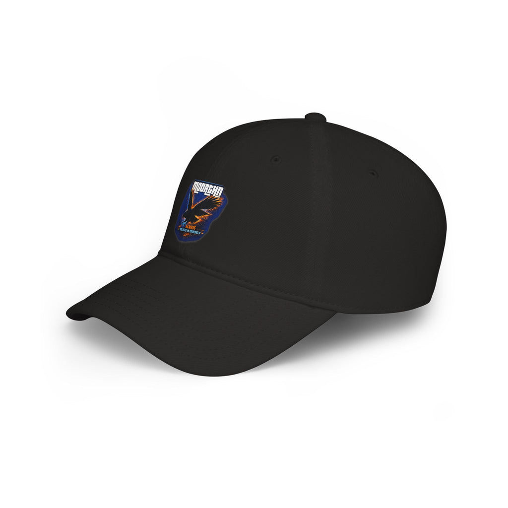 Eagle Patch Baseball Cap – Vintage "Moorcha" Logo Low Profile Hat