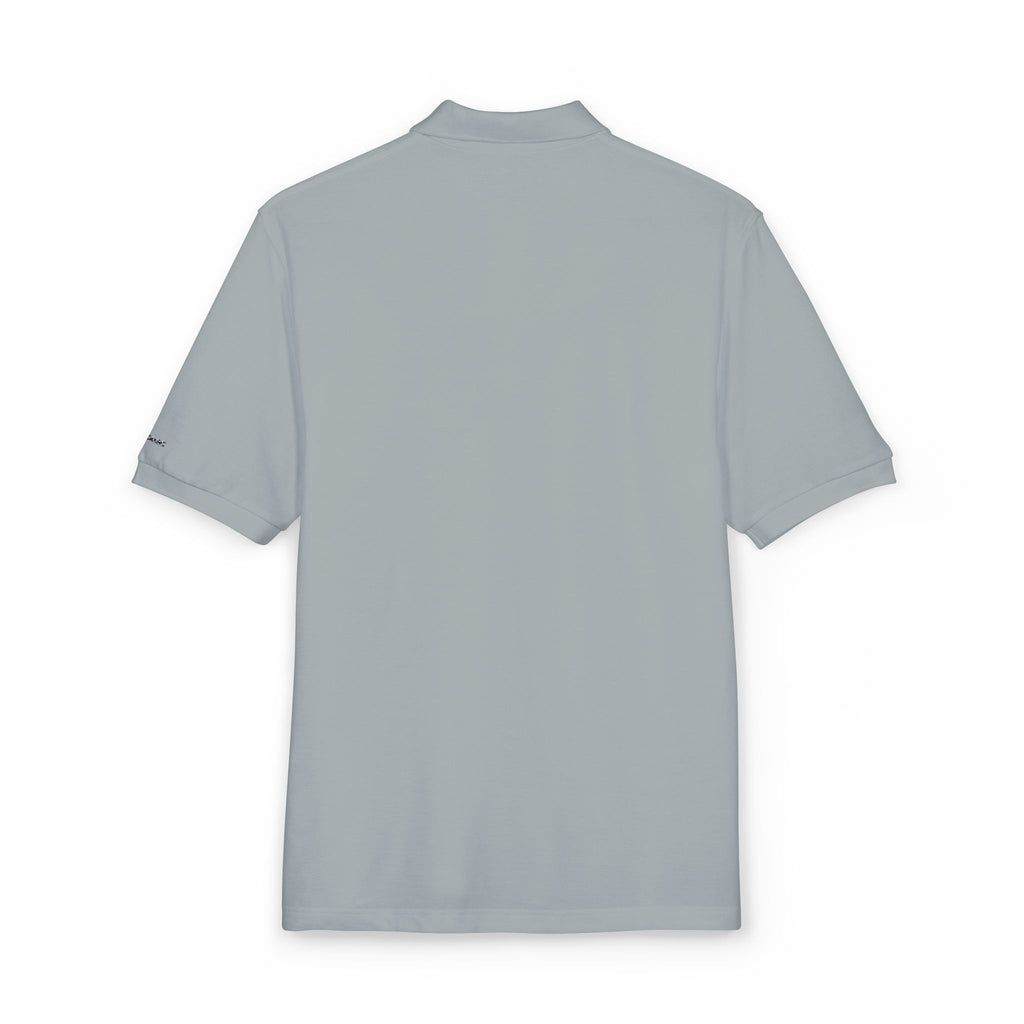 ROODUSC-Camisa tipo polo con astas de ciervo bordadas