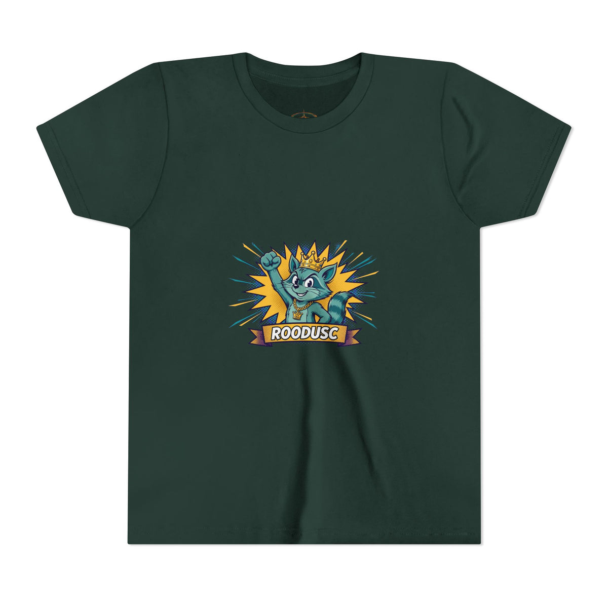 Comic Raccoon Tee — Kids