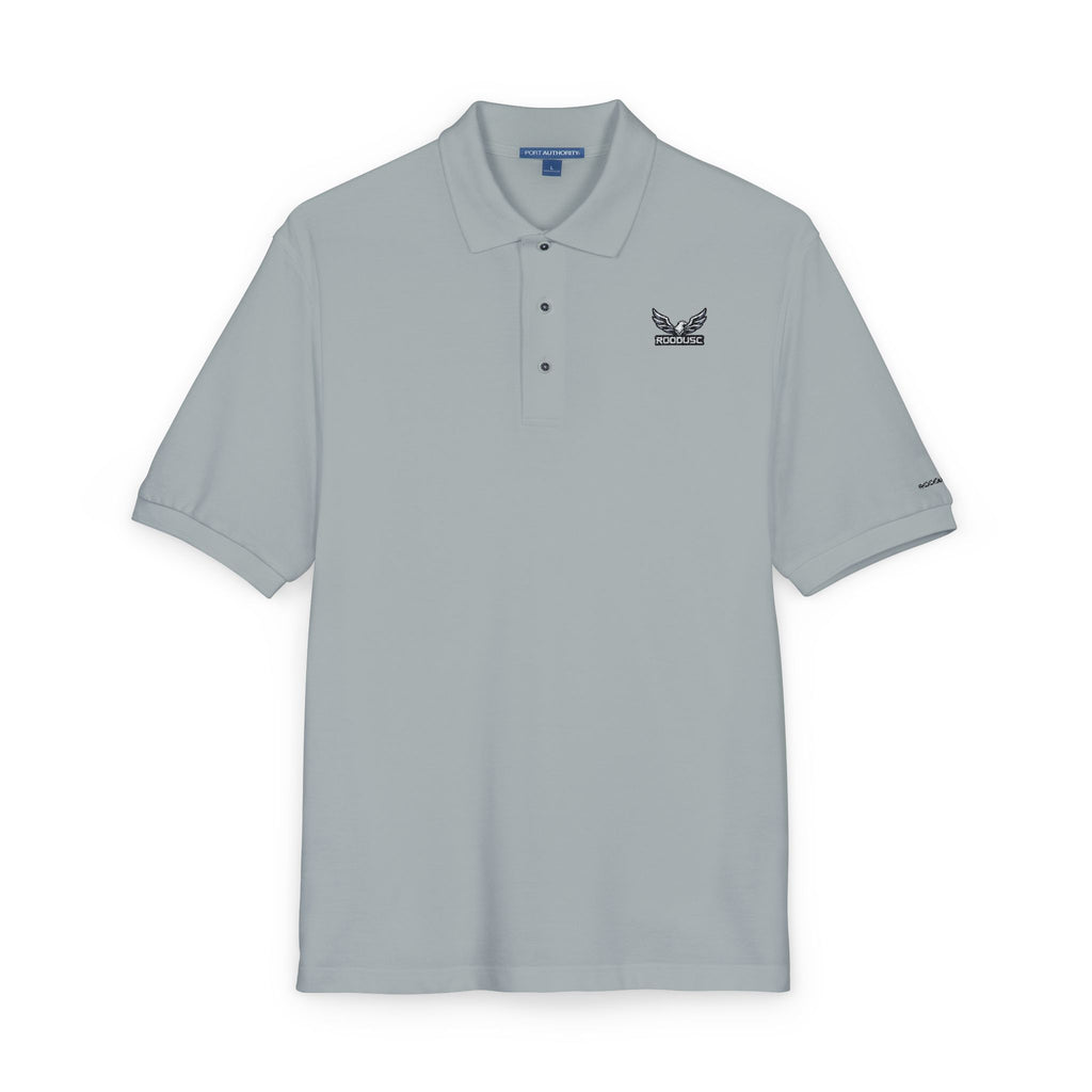 ROODUSC-Camisa tipo polo con astas de ciervo bordadas