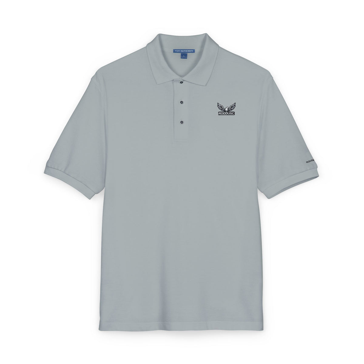 ROODUSC-Camisa tipo polo con astas de ciervo bordadas