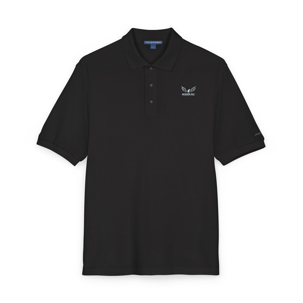 ROODUSC-Camisa tipo polo con astas de ciervo bordadas