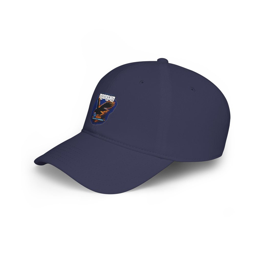 Eagle Patch Baseball Cap – Vintage "Moorcha" Logo Low Profile Hat