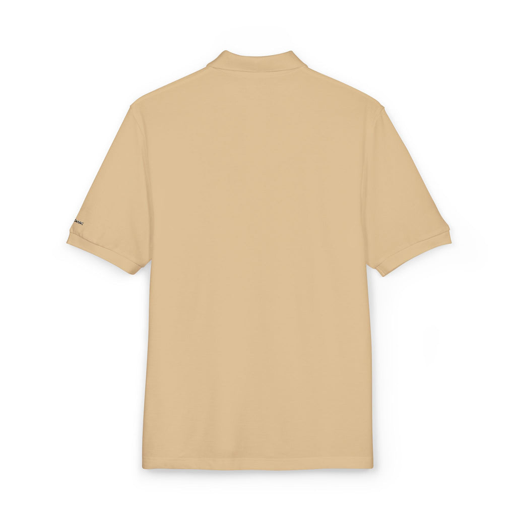 ROODUSC-Camisa tipo polo con astas de ciervo bordadas