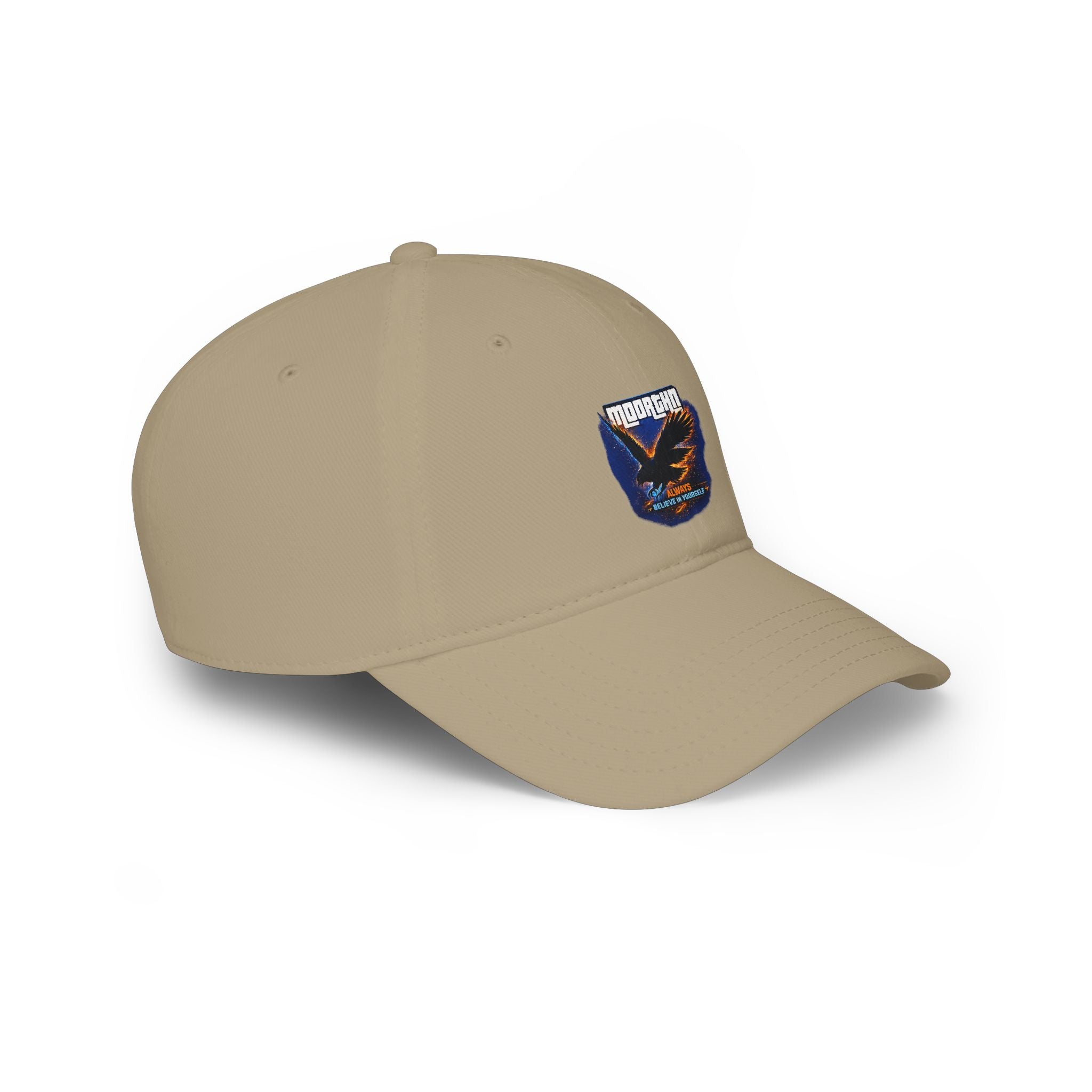 Eagle Patch Baseball Cap – Vintage "Moorcha" Logo Low Profile Hat