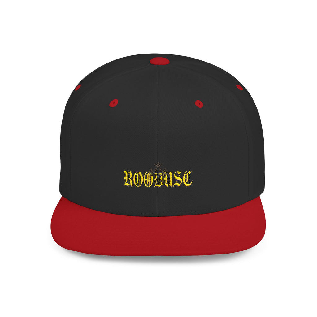 Faith Cross Snapback — Negro/Rojo
