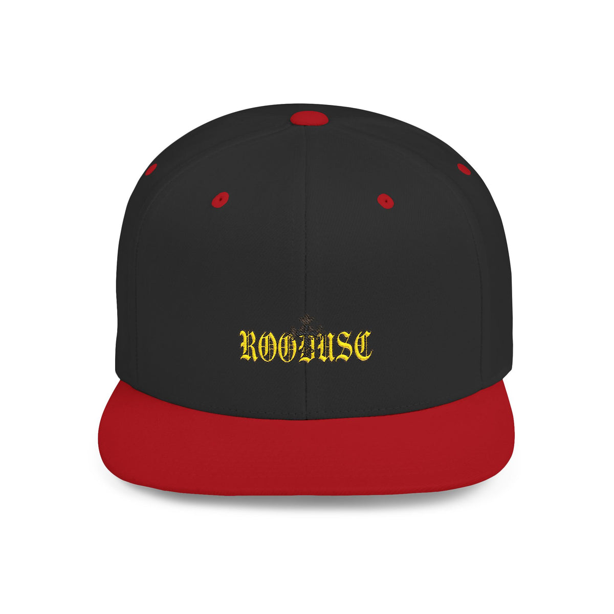 Faith Cross Snapback — Noir/Rouge