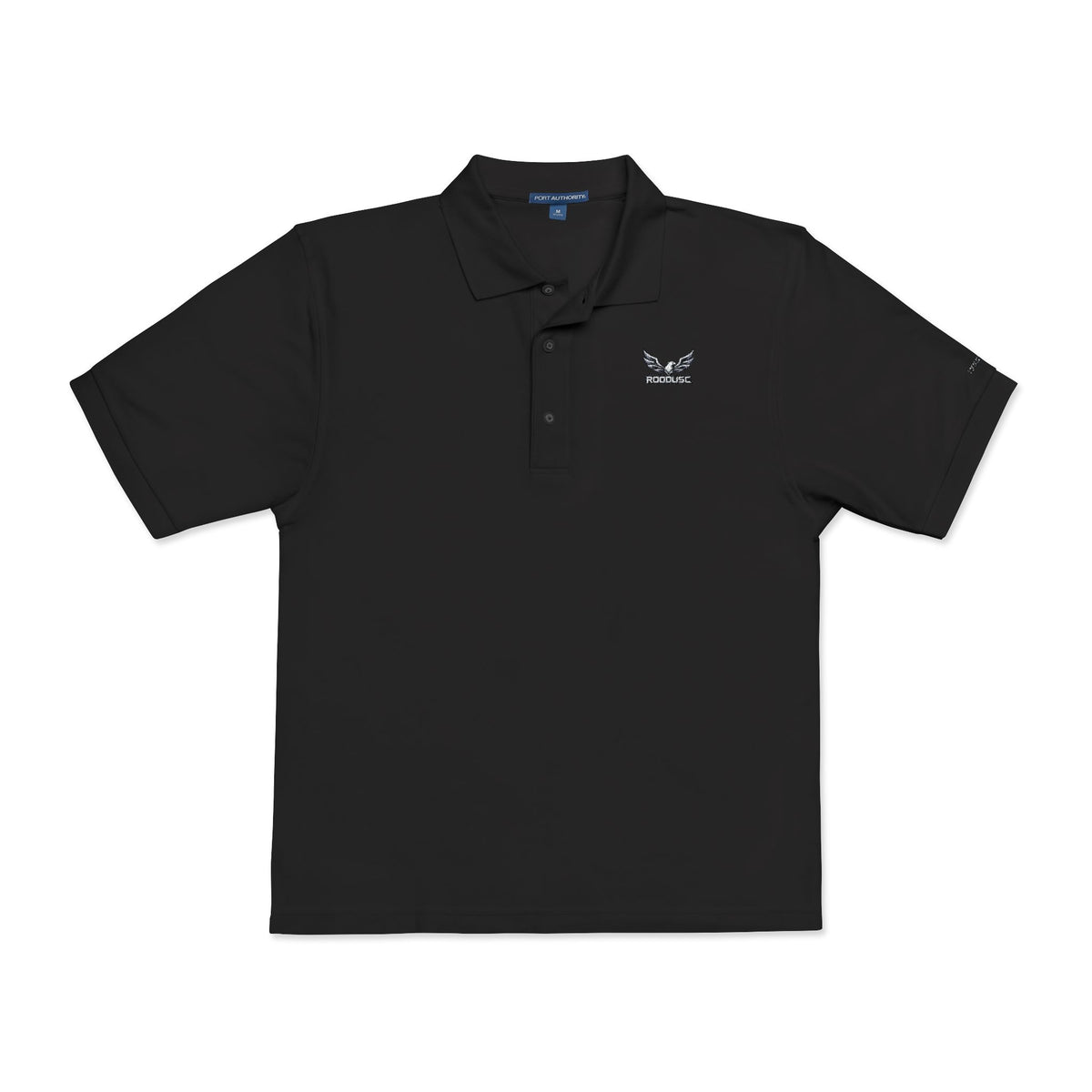 ROODUSC-Camisa tipo polo con astas de ciervo bordadas