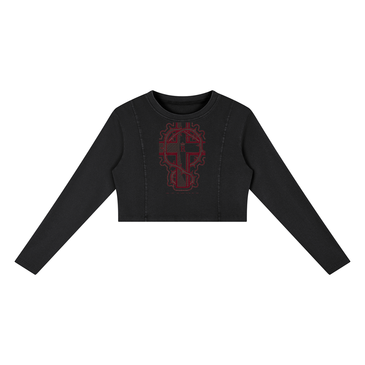 Vintage Faith Crop Sweatshirt