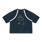 ROODUSC**Camiseta Unisex de Corte Cuadrado con Bloques de Color y Textura Waffle