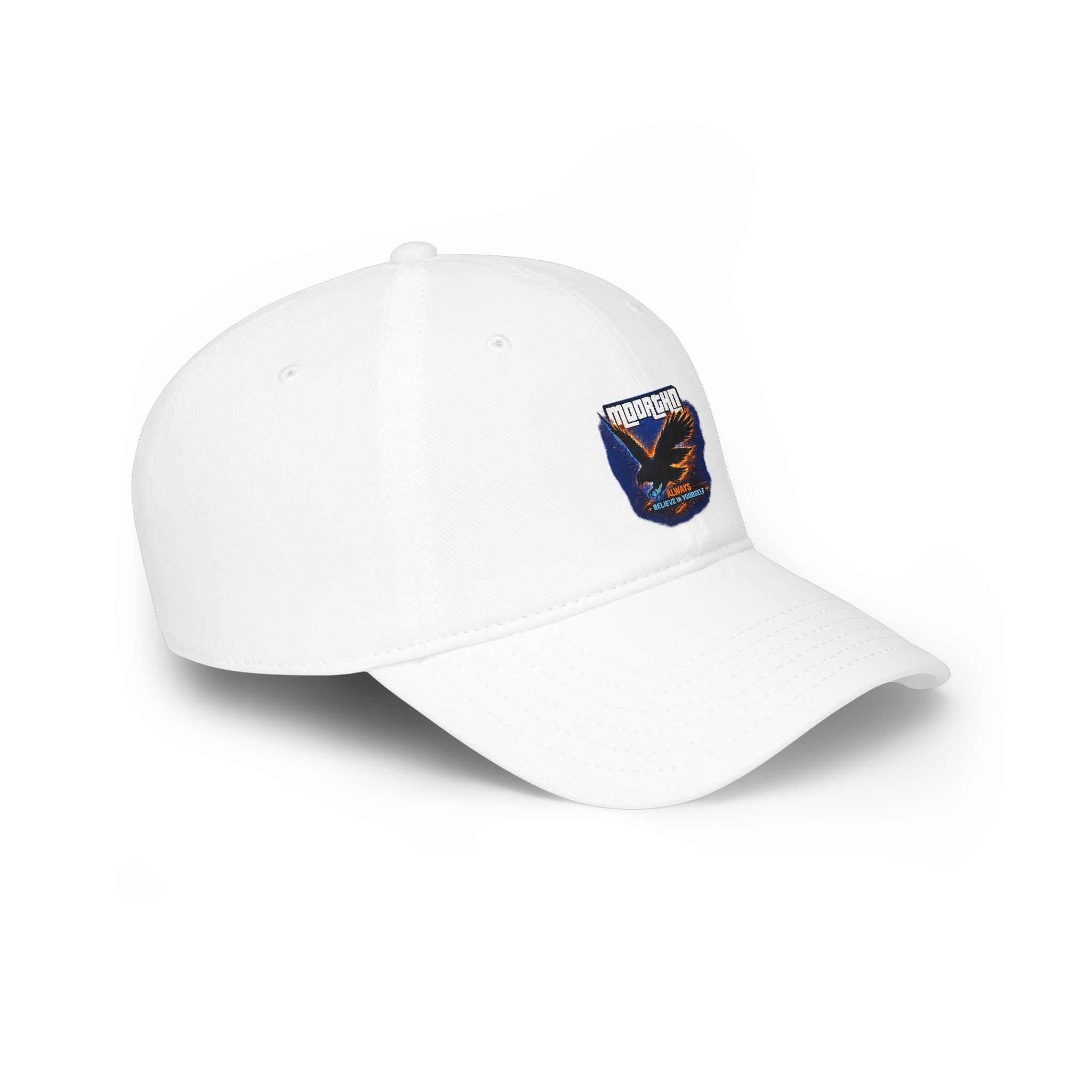 Eagle Patch Baseball Cap – Vintage "Moorcha" Logo Low Profile Hat