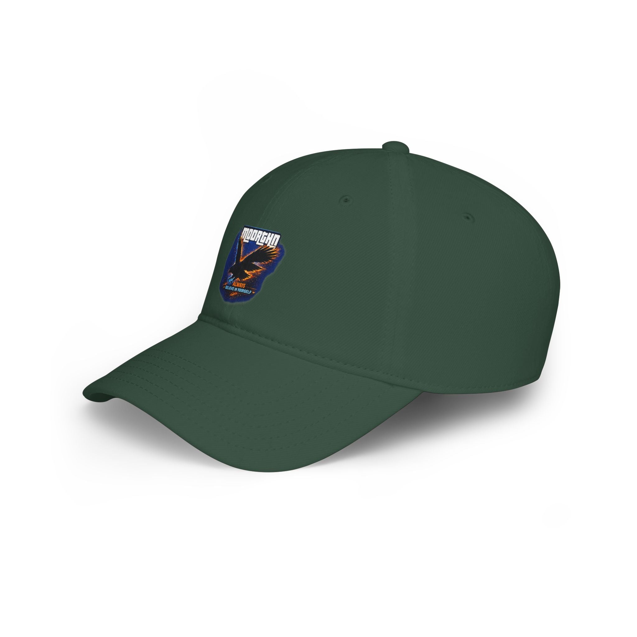 Eagle Patch Baseball Cap – Vintage "Moorcha" Logo Low Profile Hat