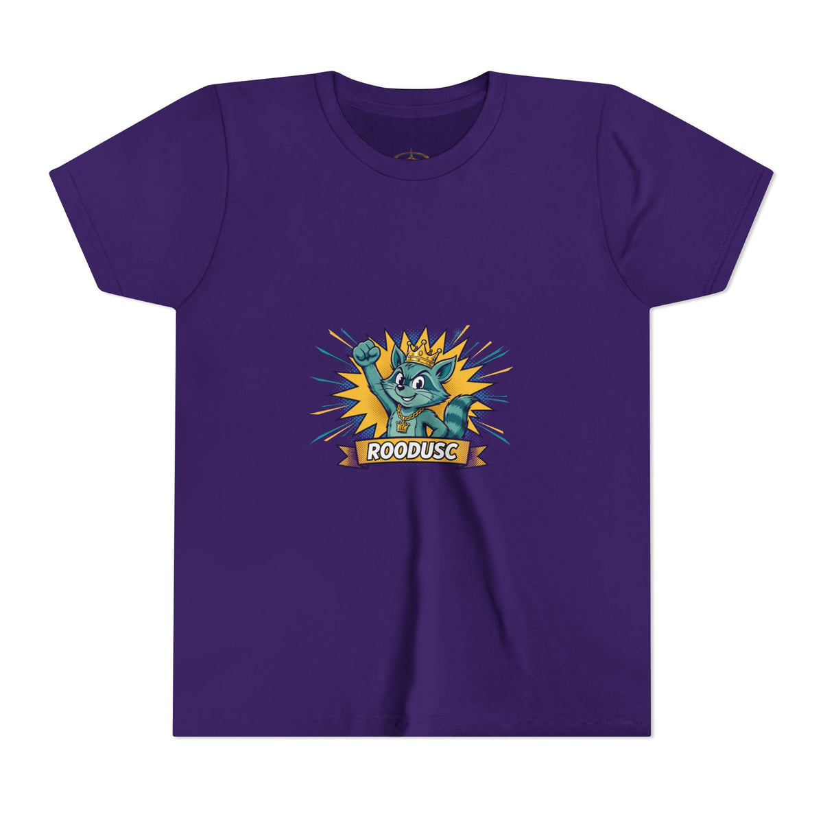 Comic Raccoon Tee — Kids