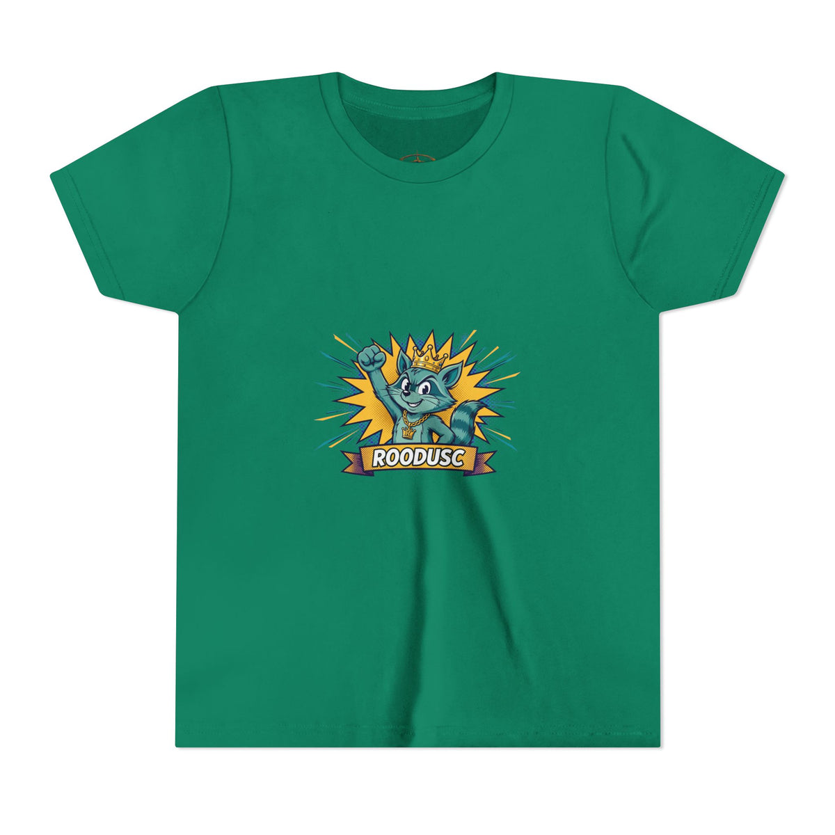 Comic Raccoon Tee — Kids