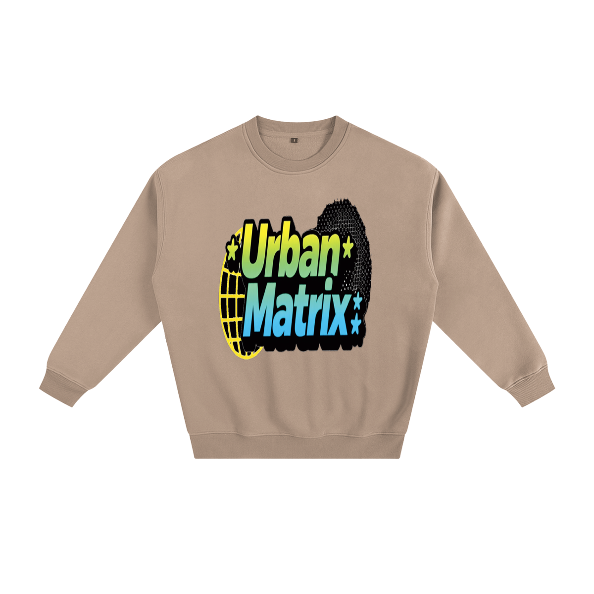 Fleeced sweatshirt