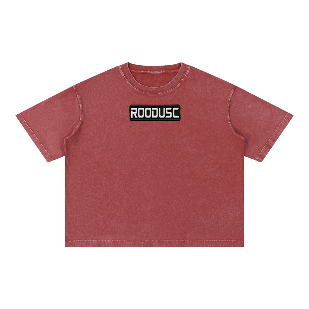 Camiseta de Algodón con Lavado Mineral de Corte Holgado