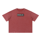 Camiseta de Algodón con Lavado Mineral de Corte Holgado