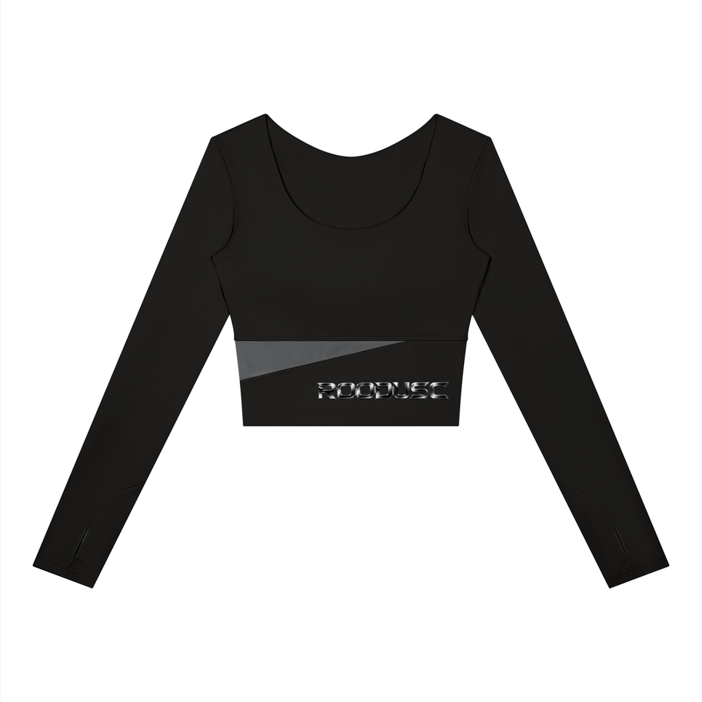 Panelled Long-Sleeve Yoga Top