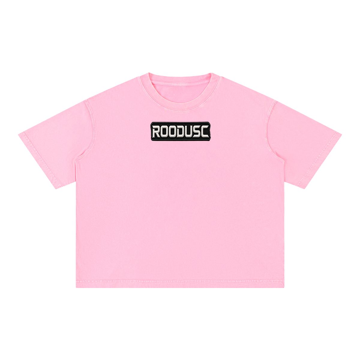 Mineral wash boxy cotton T-shirt