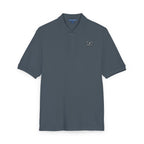 ROODUSC-Camisa tipo polo con astas de ciervo bordadas