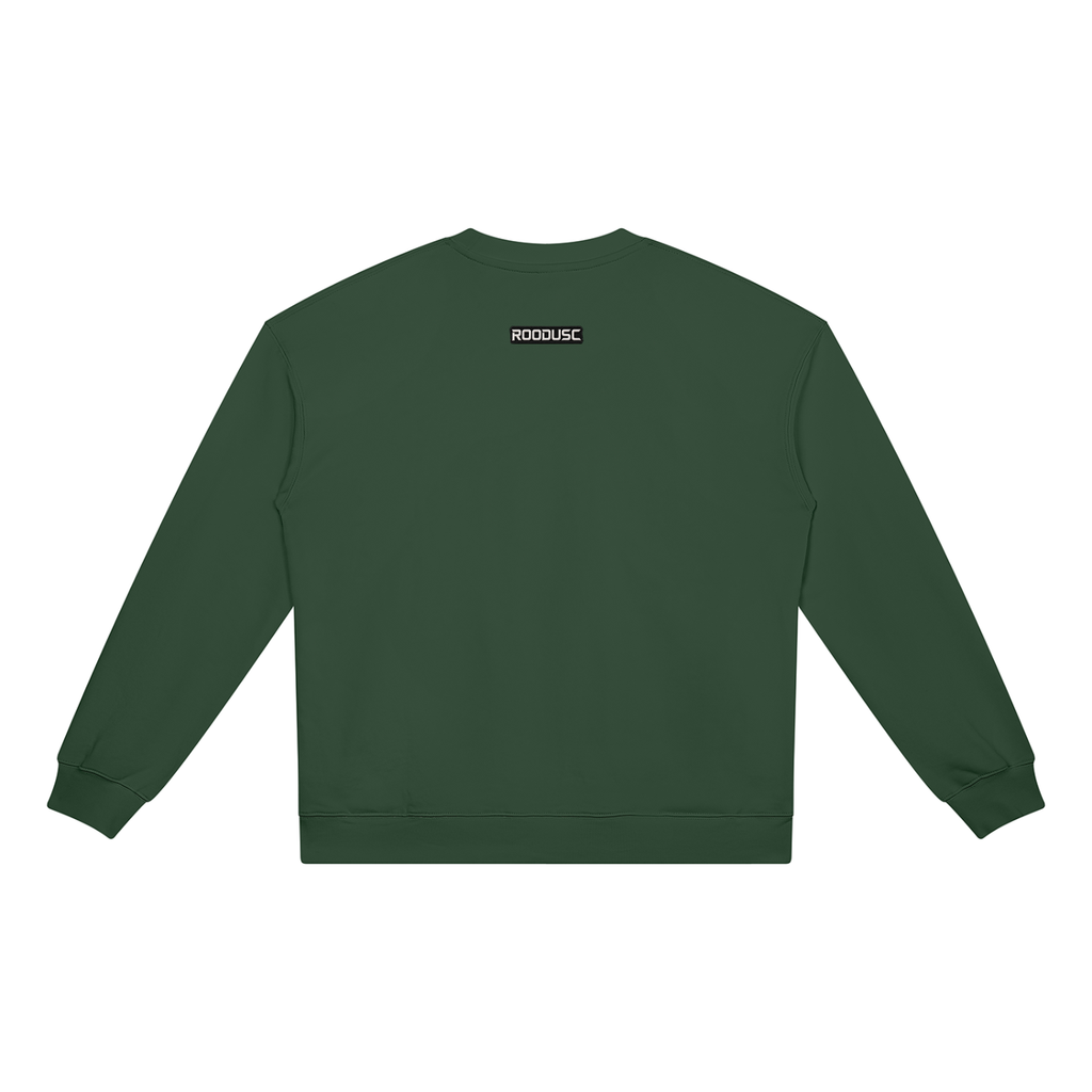 ROODUSC-Sudadera unisex de cuello redondo de gramaje alto
