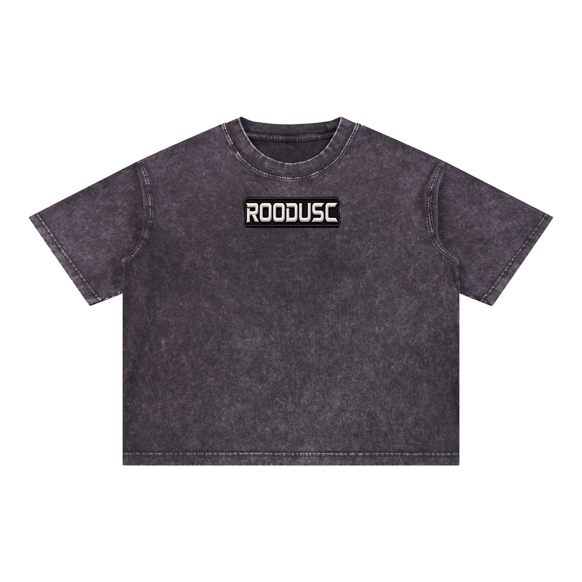 Mineral wash boxy cotton T-shirt
