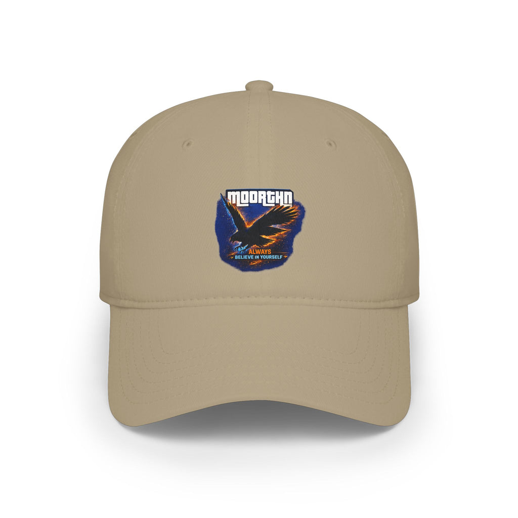 Eagle Patch Baseball Cap – Vintage "Moorcha" Logo Low Profile Hat