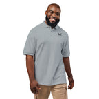 ROODUSC-Camisa tipo polo con astas de ciervo bordadas