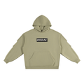 Unisex heavyweight ruched sleeves hoodie