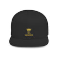 Crowned-R Snapback — Negro
