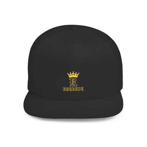 Crowned-R Snapback — Black